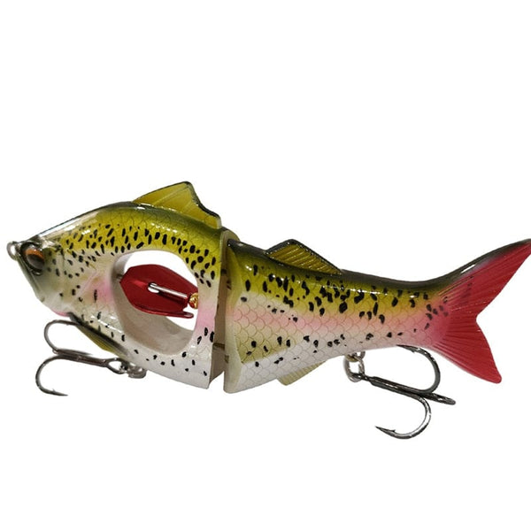 SearchFindOrder Propeller Glider Sinking Swimbait Fishing Lures - Metal Belly Blade Jerkbait Pesca