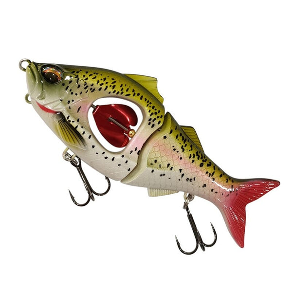 SearchFindOrder Propeller Glider Sinking Swimbait Fishing Lures - Metal Belly Blade Jerkbait Pesca