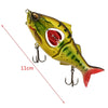 SearchFindOrder Propeller Glider Sinking Swimbait Fishing Lures - Metal Belly Blade Jerkbait Pesca