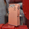 SearchFindOrder Purple copper Handmade Brass Mechanical Gasoline Lighter