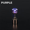 SearchFindOrder Purple LED Flash Bling Earrings