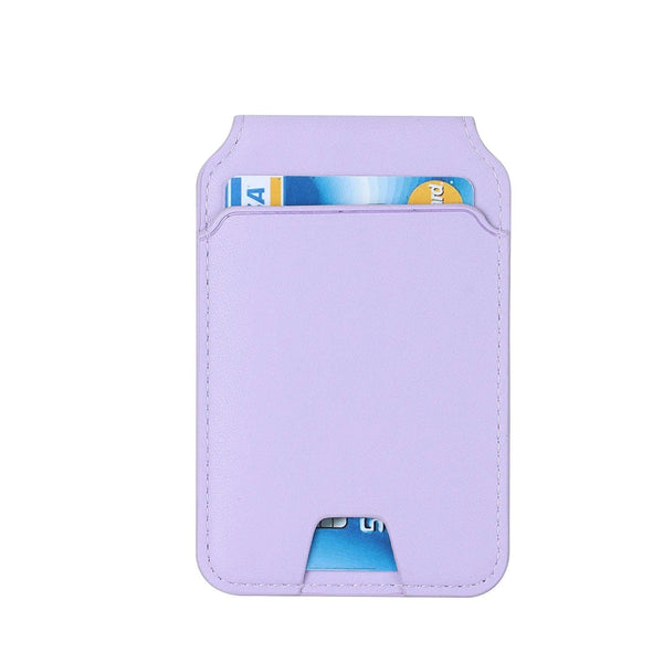 SearchFindOrder purple Magnetic Foldable Leather Kickstand Wallet