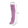SearchFindOrder Purple / One Size Fuzzy High Over Knee Socks