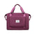 SearchFindOrder Purplish Red Large Capacity Folding Waterproof Travel Shoulder Bag