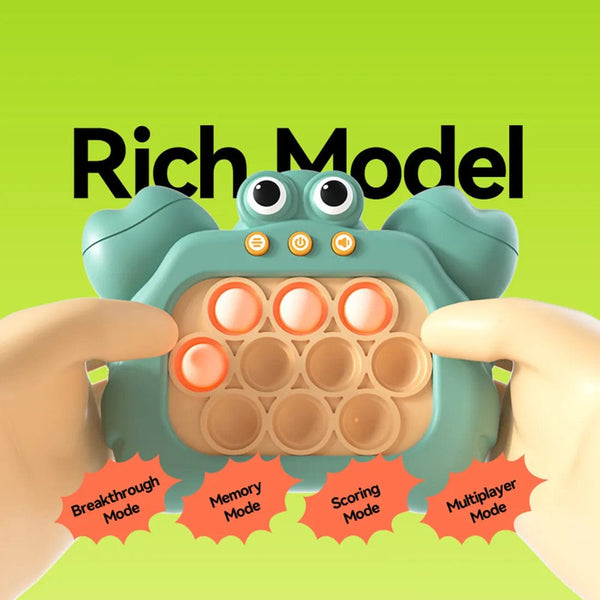 SearchFindOrder Push Pop Glow Games Interactive Fidget Console for Kids and Adults