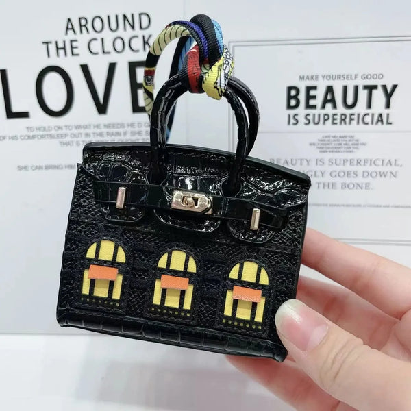 SearchFindOrder Q Mini House Pendant Bag