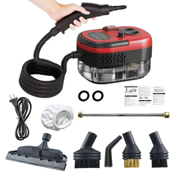 SearchFindOrder Red / 220 V / US High-Temperature High-Pressure Steam Cleaner