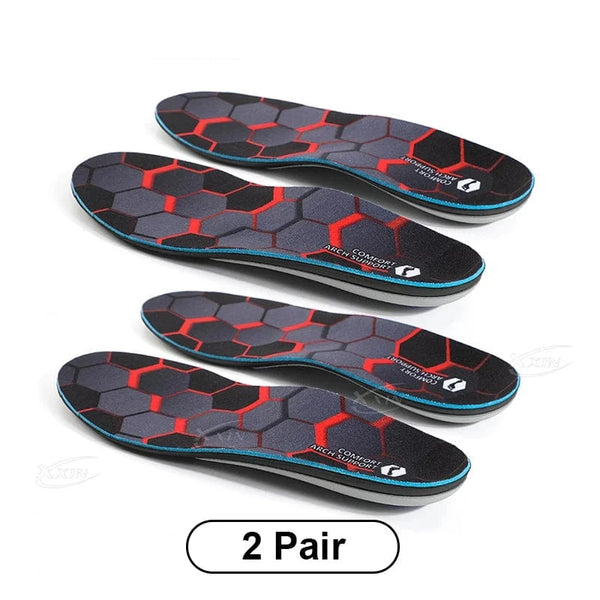 SearchFindOrder (red)2pair / L - Men (sizeEU41-45)(6-10.5) Arch Support Insoles