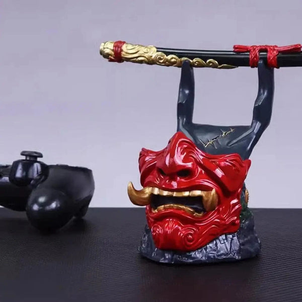 SearchFindOrder Red Gaming Controller Stand & Headphone Holder