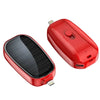 SearchFindOrder Red-Lighting / 0-2000mAh Solar Power Bank Mini Portable Charger