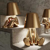 SearchFindOrder Resin LED Table Lamp Cartoon Thinker Design