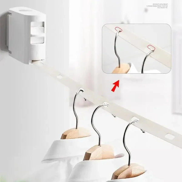 SearchFindOrder Retractable Clothesline Space-Saving Adjustable Laundry Drying Rope