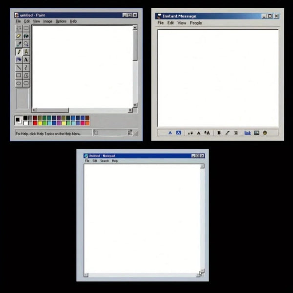 SearchFindOrder Retro Computer Sticky Notepad