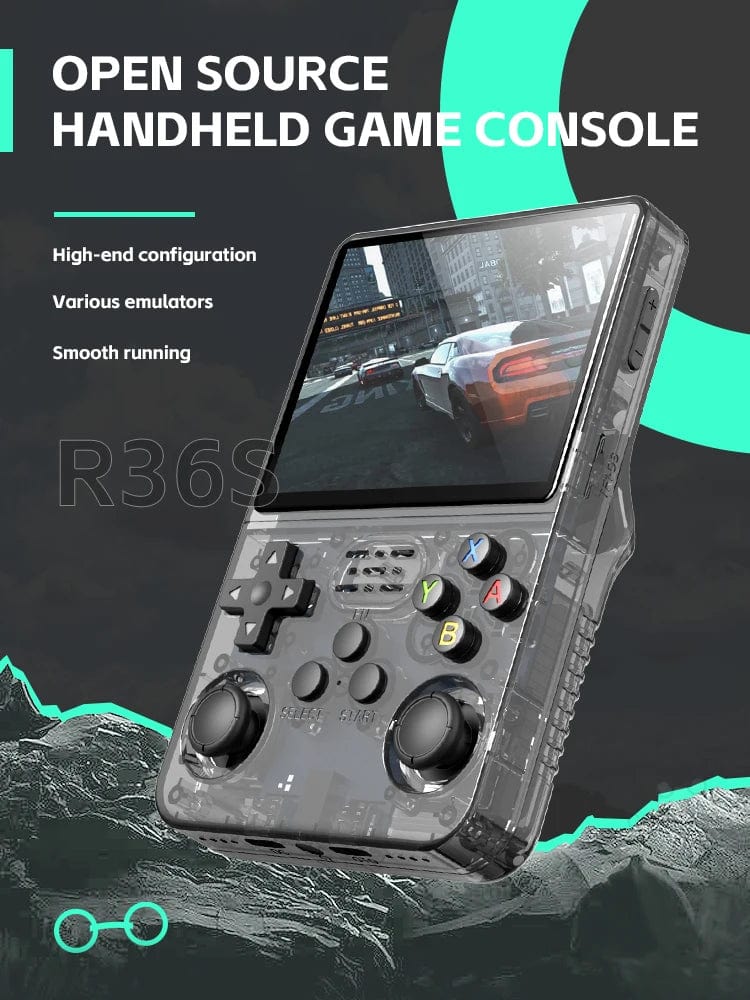 Retro Revive Pro Portable Gaming Console: Refined Design, Linux OS, 3
