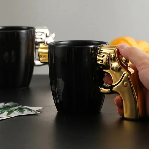 SearchFindOrder Revolver Grip Coffee Mug