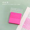 SearchFindOrder rose red Transparent Waterproof Sticky Note Pads
