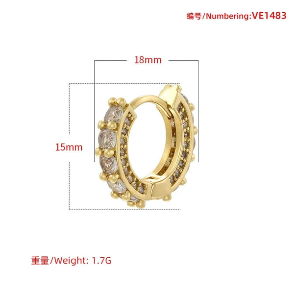 SearchFindOrder Round Earrings