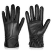 SearchFindOrder S168-1B / S Velvet Touch Winter Charm Leather Gloves Luxe Edition