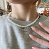 SearchFindOrder SaturnPearl Necklace