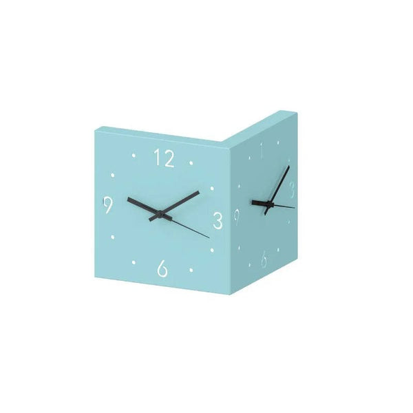 SearchFindOrder Sculpture Square Timepiece Innovative Dual-Face Minimalist Wall Clock