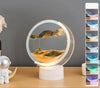 SearchFindOrder Semi-circular-Orange 3D Sandscape Table Lamp