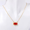 SearchFindOrder September Red Stone Aura Necklace