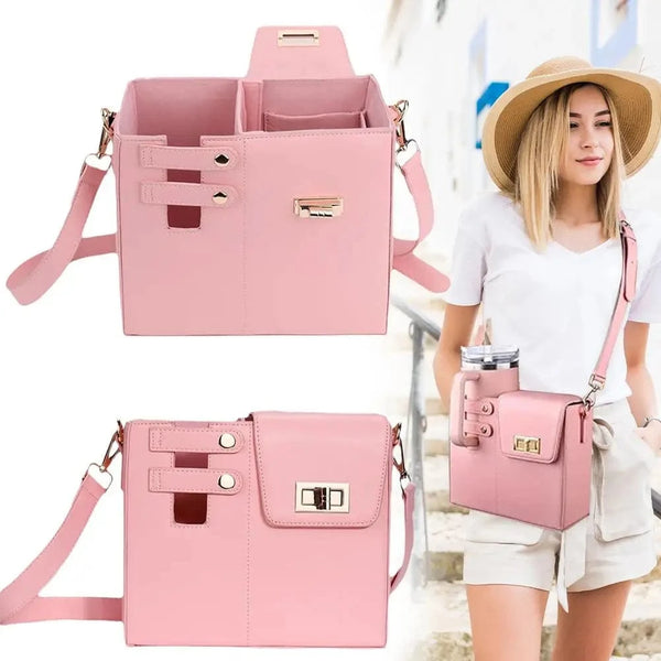 SearchFindOrder Shoulder Bag With Bottle Water Holder