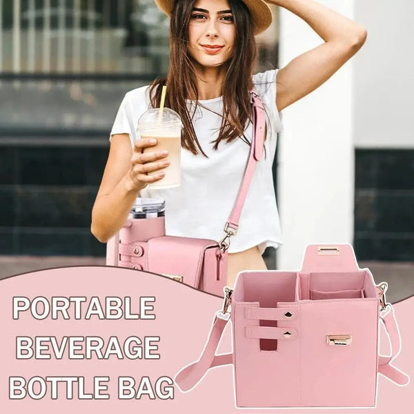 SearchFindOrder Shoulder Bag With Bottle Water Holder