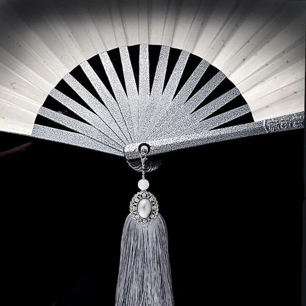 SearchFindOrder Silk Steel Self-Defense Fan Elegant Kung Fu Mastery and Artful Craftsmanship