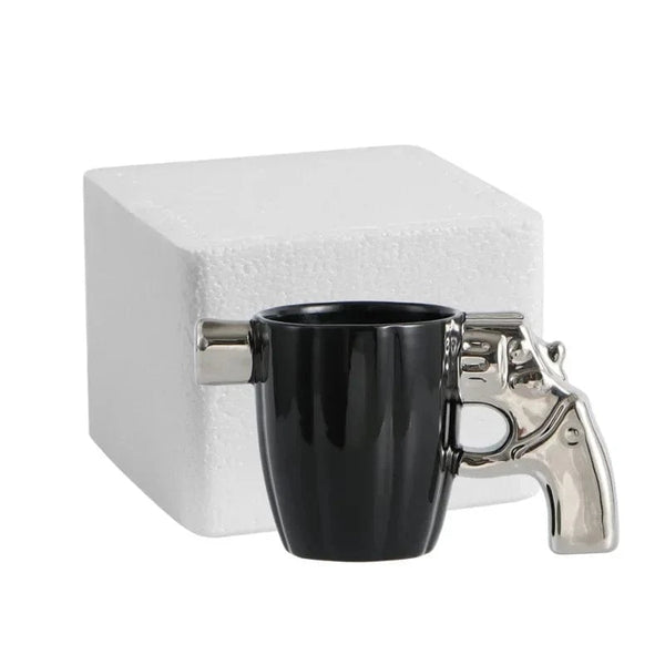 SearchFindOrder Silver / 350ml Revolver Grip Coffee Mug