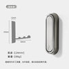 SearchFindOrder Silver-A Hidden Stainless Steel Folding Wall Hook