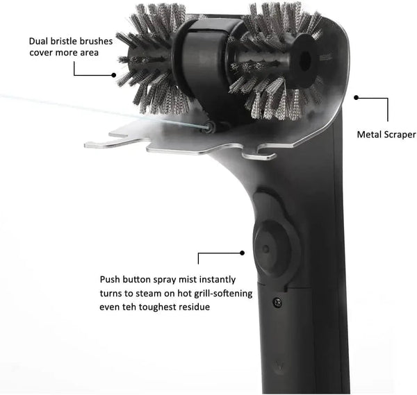 SearchFindOrder Silver Electric Grill Cleaning Brush