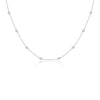 SearchFindOrder Silver Necklace Elegant Pearl Necklace