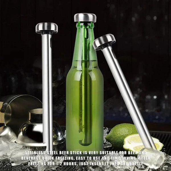 SearchFindOrder Silver Stainless Steel Beer Chiller Stick