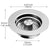 SearchFindOrder Silver Stainless Steel Kitchen Sink Strainer and Pop-Up Stopper