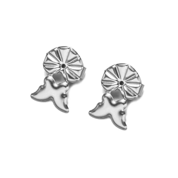 SearchFindOrder Silver3 Hypoallergenic Stainless Steel Earring Lifters and Backs