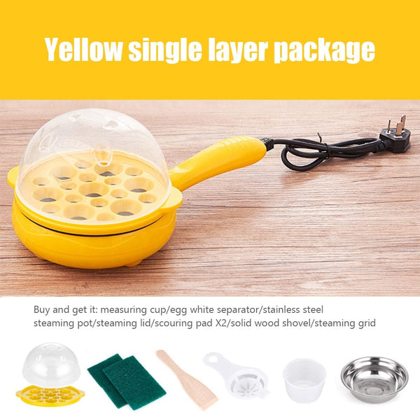 SearchFindOrder Single layer / US Multifunctional Mini Electric Non-Stick Cooker for Eggs, Omelettes, Pancakes, Steaks & More