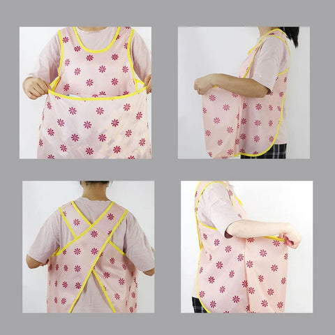 SearchFindOrder Sleeveless Laundry Apron With Large Pocket for Clothes
