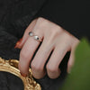 SearchFindOrder Sliver Cute Cat Paw Print Ring