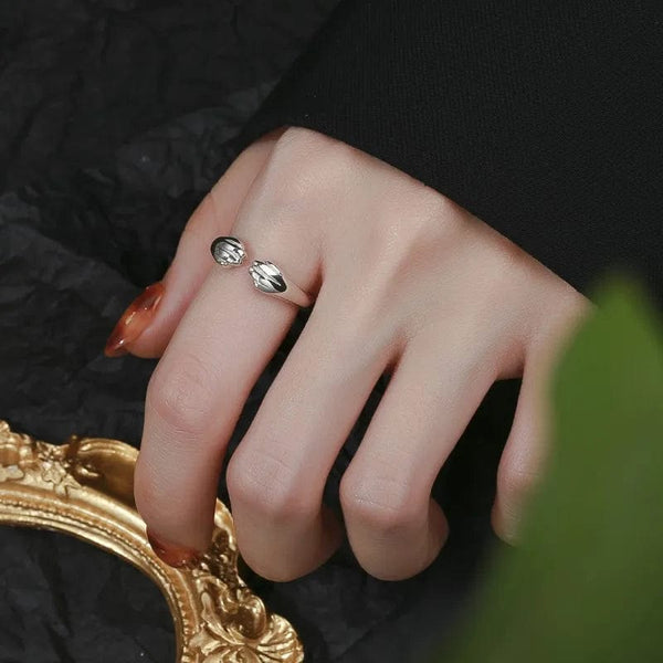SearchFindOrder Sliver Cute Cat Paw Print Ring