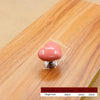 SearchFindOrder Small Pink Heartfelt Ceramic Cabinet, Drawer and Toilet Knob A Creative Touch for Your Home, Apartment, or Hotel Furniture