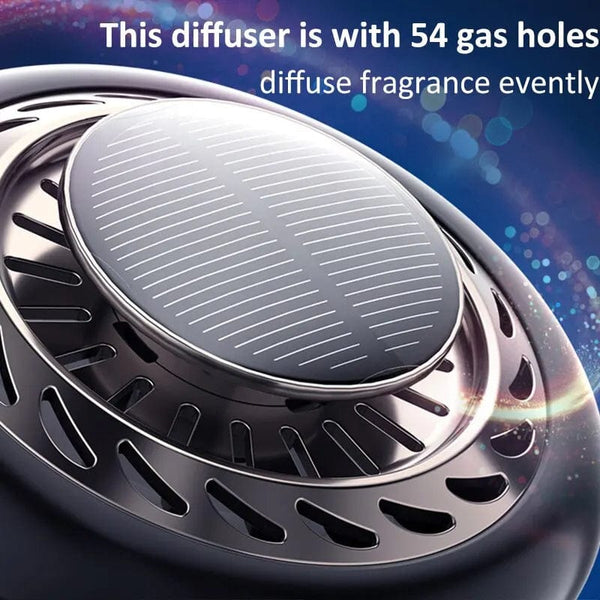 SearchFindOrder Solar Spin Fresh Breeze Innovative UFO Car Air Purifier with Long-Lasting Fragrance