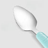 SearchFindOrder Stainless Steel & Silicone Baby Puree Spoon