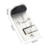 SearchFindOrder Stainless Steel Stealth Guard Robust Door Stopper, Suction & Wall Protection System