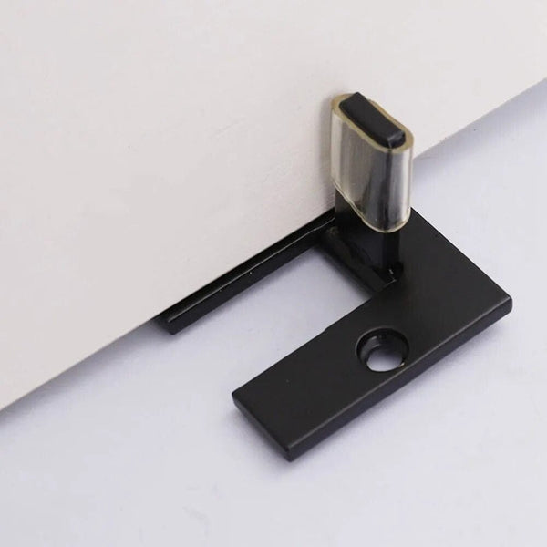 SearchFindOrder Stainless Steel Stealth Guard Robust Door Stopper, Suction & Wall Protection System