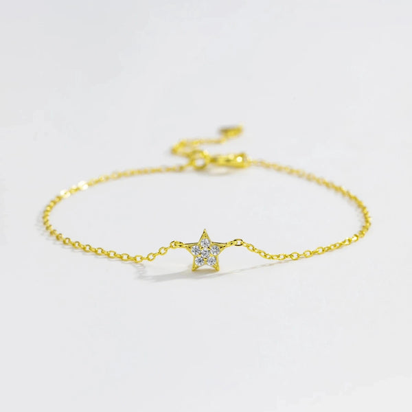 SearchFindOrder Star Linked Bracelet