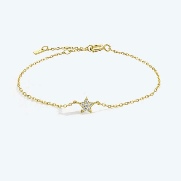 SearchFindOrder Star Linked Bracelet