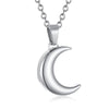 SearchFindOrder Steel Moon Necklace