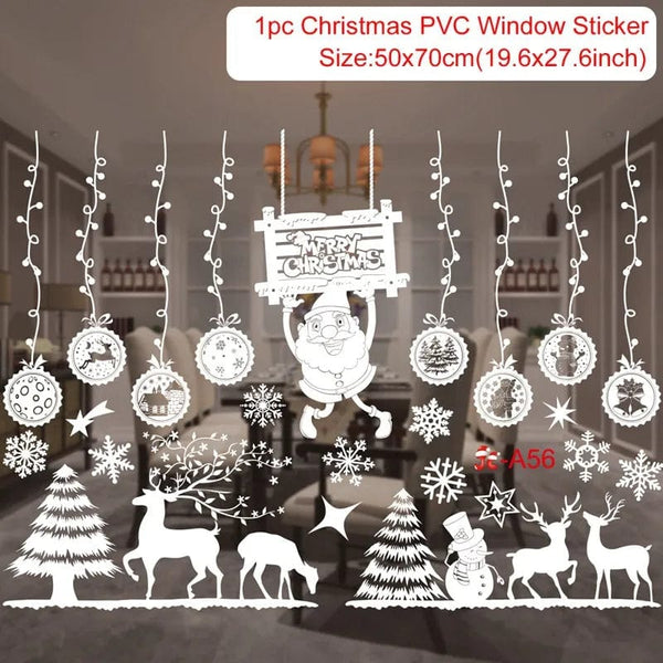 SearchFindOrder sticker 26 Festive Elegance 2023 Holiday Window Decals Christmas Cheer & New Year Joy Decor Set