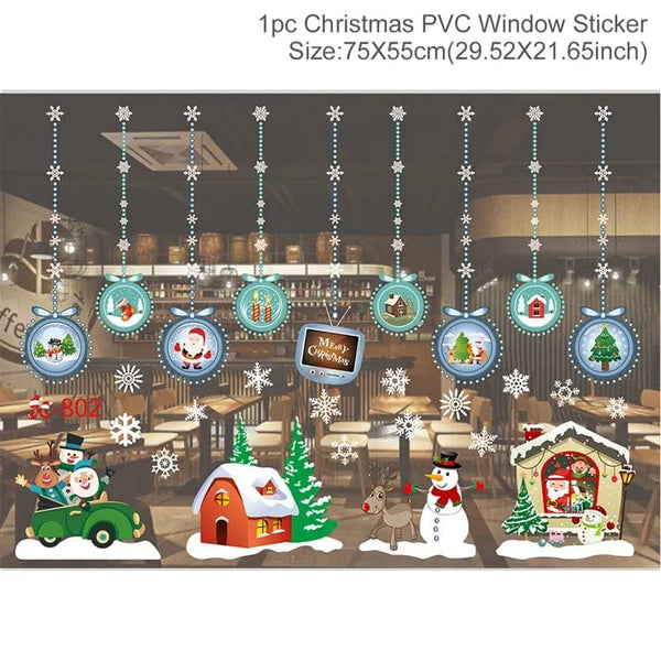 SearchFindOrder sticker 37 Festive Elegance 2023 Holiday Window Decals Christmas Cheer & New Year Joy Decor Set